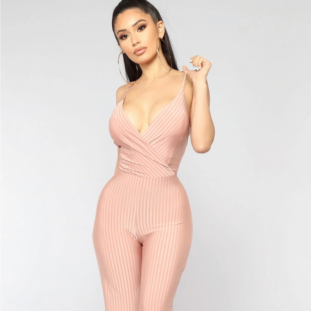 Press Rewind Stripe Jumpsuit